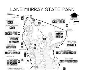 View Lake Murray State Park map